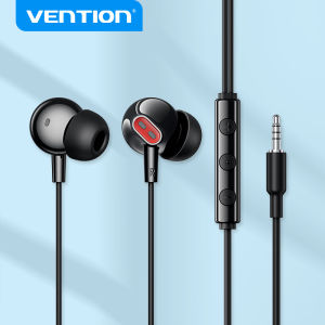 Vention 3.5mm in-ear Wired Earphones with Mic HiFi for Samsung HUAWEI Xiaomi Table Laptop Desktop MP3 MP4 Game Console Cellphones