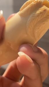 PIPA GG ASLI LOKAL MODEL UKIRAN WAJAH MANUSIA BAHAN BELAHAN PUCUK ASLI