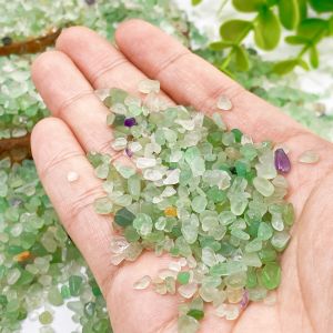 Random 50g/100g High Quality Green Aventurine Decoration Natural Crystal Raw Stone Birthday gift Scene decoration.