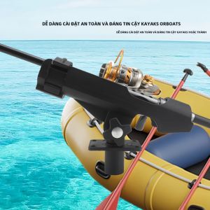 Có Thể Điều Chỉnh 360 Độ Cần Câu Cá Giá Đỡ Kẹp Thuyền Kayak Du Thuyền Thuyền Cần Giá Đỡ Chất Liệu ABS Để Nâng Cao Trải Nghiệm Câu Cá