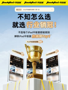 TechFish 2023 New iPadPro Protective Case 3+Y Drawer Anti-Fingerprint 11 Inch Magnetic Air5 Protective Cover 4 Anti-Bend Drop 12.9 with Pen Slot Transparent