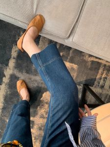 High Waist Straight Leg Denim Jeans for Pear Shaped Women plus Size Comfortable Cotton Blend Casual Summer Pants