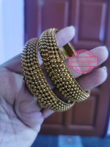 BANGLES - OXIDISED GOLD BANGLE