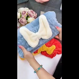 หมวกคลุมผมแห้ง แห้งเร็วผ้าคลุมผม ผ้าคลุมผมแห้งไว หมวกอาบน้ํา หมวกซับน้ำ ผ้าคลุมผมแห้งเร็ว ดูดซับน้ําได้ดี