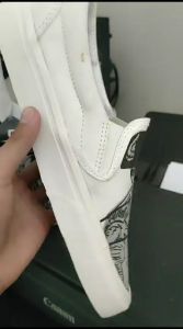 SEPATU SNEAKERS SLIP ON ONE PIECE OFF WHITE SLOP PRIA DAN WANITA HIGH QUALITY COD