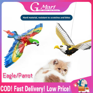 ⭐【Electric】Electric Flying Bird Cat Toy Bird Simulation Interactive Hanging Parrot Eagle Flying Toy For Cats Relieve Boredom Teasing Toys