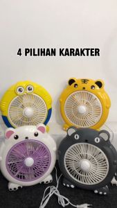 Kipas Angin Karakter 10inch Kipas meja termurah Portable listrik Desk Fan lucu