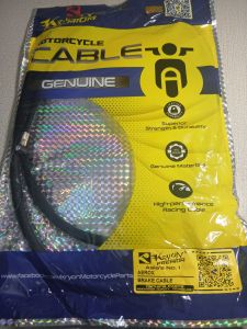 Yamaha Aerox 155 Genuine Brake Cable - Superior Strength & Durability - Genuine Materials - High Performance Racing Label