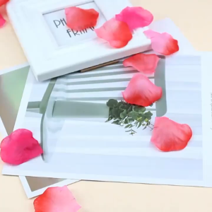 100pcs Silk Rose Petals Wedding Event Party Romantic Surprise Decoration Artificial Flower 仿真花瓣