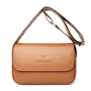 High Quality Texture Womens Bag 2025 New Small Square Bag Simple Fashion Versatile Single Shoulder Slant Cross Bag Middle-Aged Women