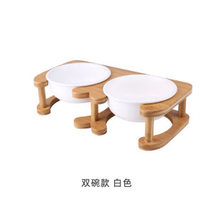 Stable Ceramic Pet Bowl for Cats And Dogs Anti-Flip Design Suitable for Medium to Small Breeds like Corgis And Kittens