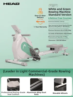 Head | Home Magnetic Resistance Silent Fat Burning Comprehensive Training Rowing Machine