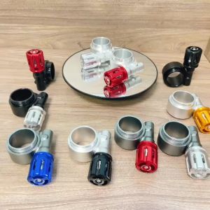 Núm HPA Factory tăng chỉnh độ nặng nhẹ phuộc bên phải titan núm xanh dùng cho phuộc ohlinsyssnitronrcb....