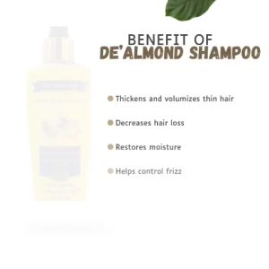 DE ALMOND AND GINGER 300ML 3IN1 SHAMPOOCONDITIONERSERUM  DISCOUNT
