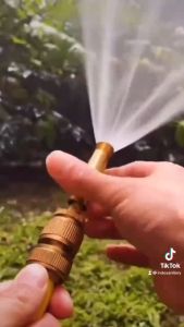 หัวฉีดน้ำทองเหลือง พร้อมข้อต่อสวมเร็วขนาด4หุน 4-6หุน ปืนฉีดน้ำ ที่ฉีดน้ำ รดน้ำต้นไม้ ล้างรถ