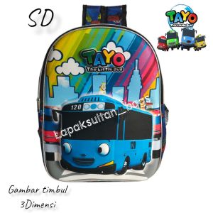 Tas anak embos tayo SD/tas anak laki laki/tas ransel anak laki laki/tas bahu anak/tas embos timbul/tas anak murah/tas anak lucu/tas anak/ransel anak/tas anak ransel
