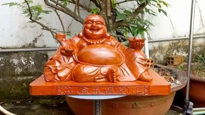 Tượng Phật Di Lặc Gỗ Hương - Tượng Phong Thủy - Trang Trí Nhà Cửa Decor - Quà Tặng Ý Nghĩa - Tượng Gỗ Đẹp