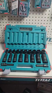 Bộ 20 đầu tuýp impact 1/2" Total thép Cr-Mo THKISD12203L - Hàng chính hãng