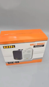 [สีดำ] BIK BIK-4A ตู้ลำโพงติดผนัง 4 นิ้ว พร้อมขาแขวน ตู้ลำโพงพร้อมขาติดผนัง 4 นิ้ว ลำโพงติดผนัง ร้านกาแฟ WALL MOUNT Speaker