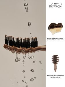 KRRAMEL | Natural Sheep Horn Facial Gua Sha Massage Scraper