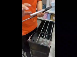 ชั้นวางรองเท้า ชั้นวางรองเท้ามีผ้าปิด PVC แบบ 4 ชั้น ขนาด 66x29x77cm