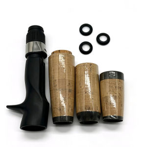 TAKEDO LY01 High Quality A Grade Cork Fishing Rod Handle Set DIY Cork Handle Luya Rod Cork Handle Set