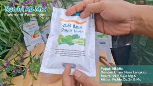 Nutrisi AB Mix HIdroponik 1 Liter Pekatan Padat Pupuk AB Mix LA Nutrient