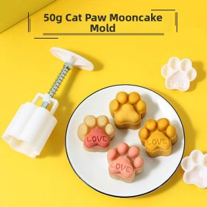 Cat Paw Shaped Pineapple Tart and Mooncake Molding Tool for Home Baking