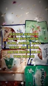 Bagus Fresh Pewangi Gel Keraton Cendana Gled Vanilla Oudwood Luwak Kopi Kayu Manis