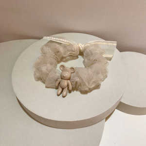 Elastic Hair Ties for Girls Childrens Mesh Headwear Non-Damaging Hair Bands Ponytail Straps Girls Hair Accessories