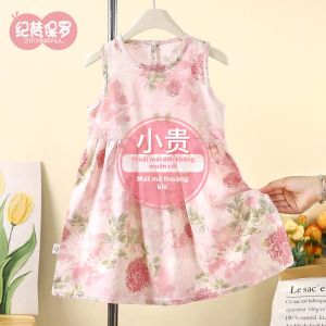JIFANPAUL | Đầm Hè Không Tay Cho Bé Gái
