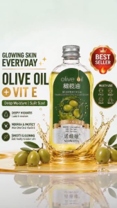 B1T1 Pure Olive Oil+VitE 140ml Face Body Hair Tag-init Dry Skin Deep Moisture Anti-Aging Nourish