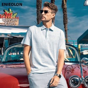 Enjeolon | Cooling Elastic Business Casual Men POLO Shirt