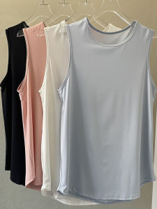 เสื้อกั๊กผ้าตาข่ายแห้งเร็ว แขนกุด ทรงหลวม สำหรับออกกำลังกาย โยคะ วิ่ง ลำลอง สำหรับผู้หญิง ไซส์ใหญ่ เสื้อตัวบน