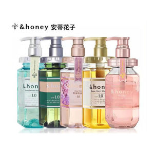 & honey Shampoo Conditioner Organic Hair and Scalp Care for Intense Cleansing and Hydration - Moisture-Enhancing Wash and Protection - Ideal for Straight Curly Curl Kinky