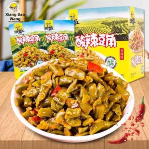 Xiang Wang Ba Sour Spicy Green Bean Snack Instant Delicious Flavor Boxed Leisure Food Small Treats for Meal Time