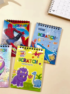 MsGiggles Prepacked Goodie Bag Scratch Art Party Pack for Kids Birthday Childrens Day Christmas