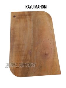 TALENAN KAYU AWET TALENAN IRIS BAWANG CUTTING BOARD SEDANG 12X25 CM TALENAN KAYU JATI MAHONI MD