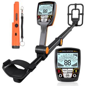 Máy Dò Kim Loại Chuyên Nghiệp TX640 Gấp Gọn Được Tìm Vàng Tìm Kho Báu Xác Định Độ Sâu Chính Xác Độ Chính Xác Cao Sử Dụng Pin.