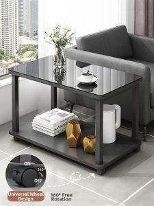 OYIla | Compact Wheeled Coffee Table Living Room Balcony