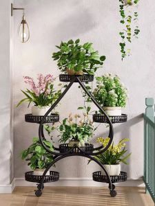 MEIKAIBIN | Multi-layered Mobile Flower Stand