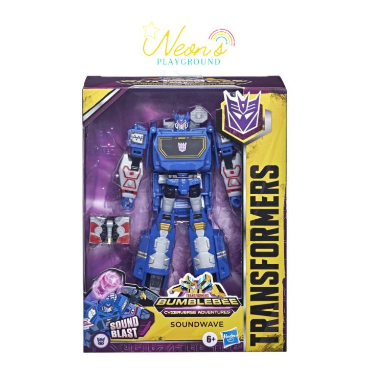 Transformers Bumblebee Cyberverse Adventures Deluxe Soundwave, Sound ...