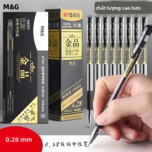 M&G | Bút Gel Siêu Mảnh M&G 0.28mm Mực Khô Nhanh Có Thể Thay Mực Dùng Cho Học Sinh Và Văn Phòng Bút Tài Chính Cao Cấp