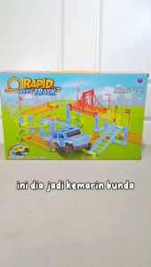 Mainan Mobil Lintasan Track Mainan Anak Cowok Mobil Mobilan Rapid Variety Track 1608 Kidu Toys