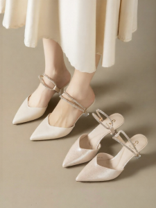 Josiny | Closed Toe Stiletto Heel Sandals