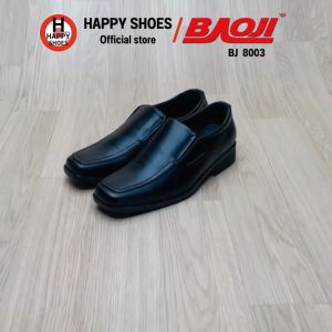 [🥇บาโอจิแท้100%🔢ไซส์39-46🆓ฟรี...ถุงเท้า 1 คู่] BAOJI รองเท้าคัทชูชาย รองเท้าหนังหุ้มส้น รองเท้าทางการชาย รุ่น BJ8003 หล่อเท่ หนังนุ่ม สบายเท้า