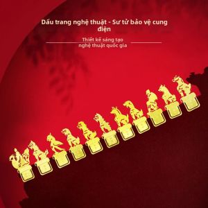 PINZHUOHAOLI | Spinal Beast Brass Artistic Bookmark Set