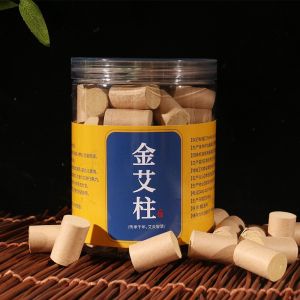 Portable Handheld Wooden Moxibustion Lamp Hospital Grade Personal Care Health Massage Equipment Cylindrical Design Family Use