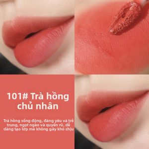Son Môi Ice Cream Velvet Matte Long-lasting Color Stay True Natural Lip Tint Lip Mud Lip Glaze Any Skin Type Made in China