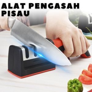Alat Pengasah Pisau & Gunting 3in1 Multifungsi Pengasah Pisau Tajam Serbaguna